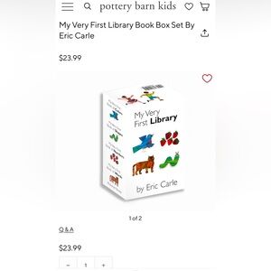 My Very First Library:Eric Carle My First Book of Colors, Shapes, Numbers &Words
